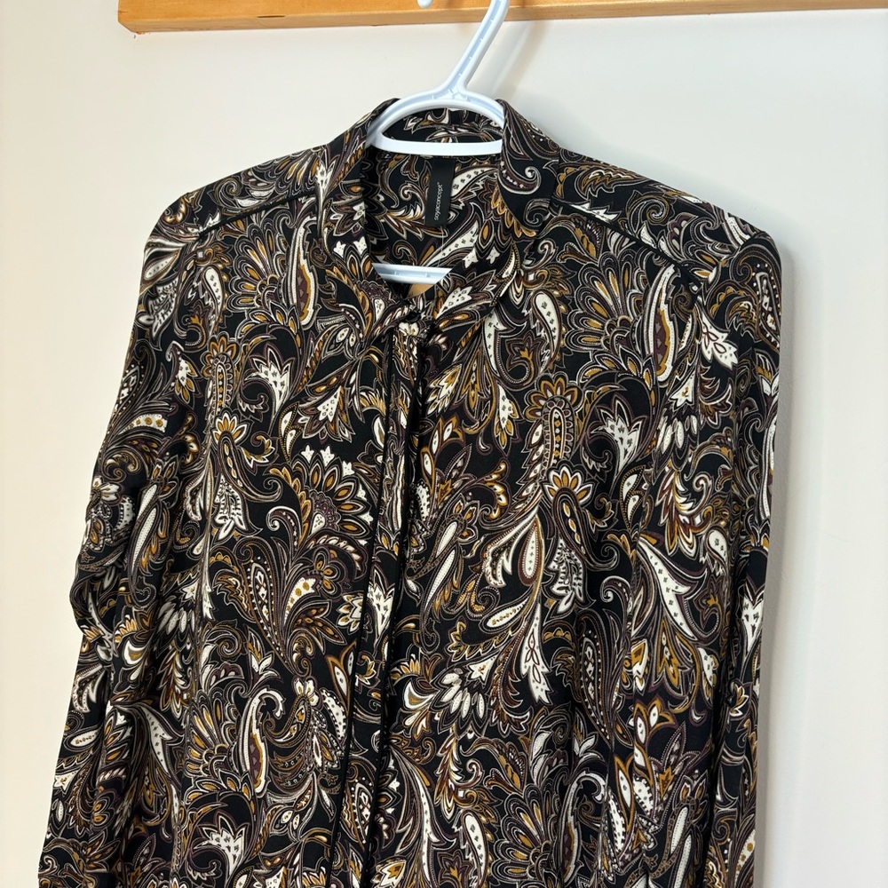 #180 Soya Concept Paisley Rayon Button Down